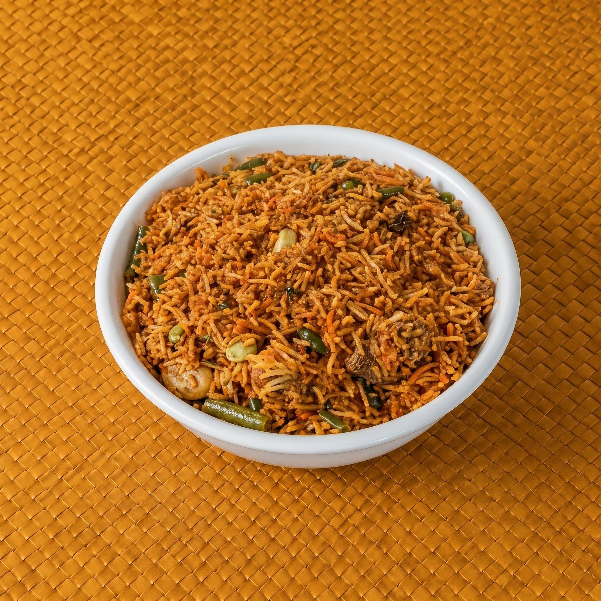 Indian-Style Mixed Biryani.