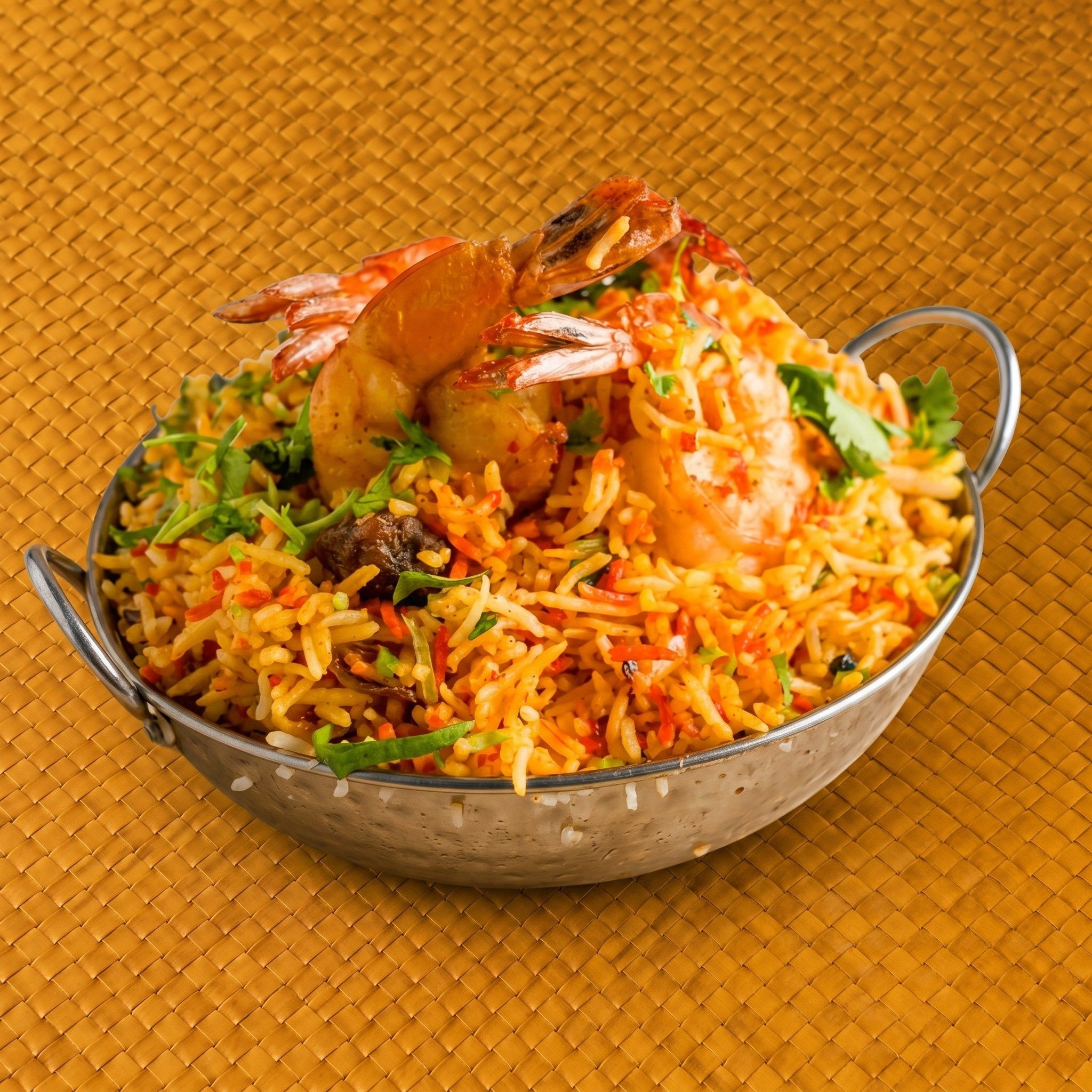 Shrimp Biryani.