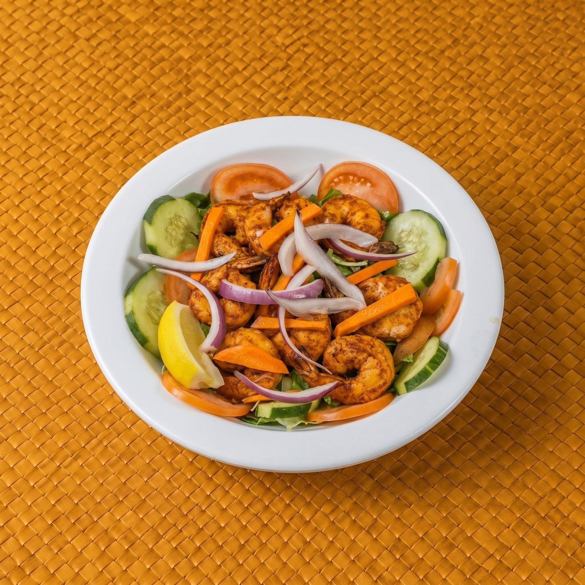 Jumbo Tandoori Shrimp.
