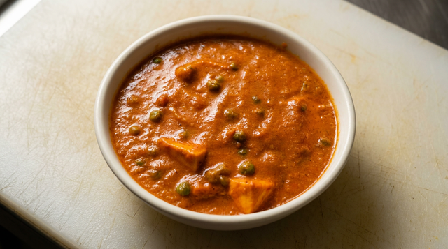 Mattar Paneer.