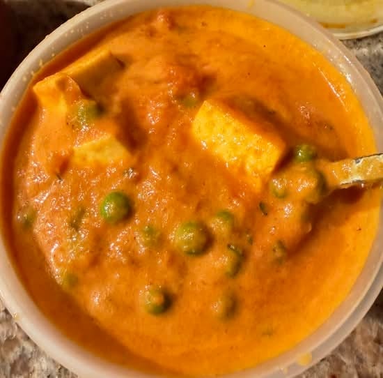 Mattar Paneer.